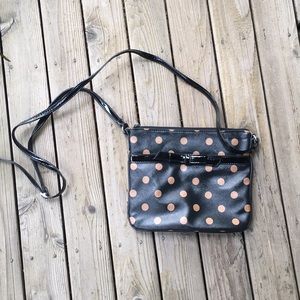 NWOT Cross-body Polka Dot Purse!